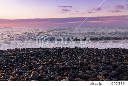 Beautiful sunset in sea.Batumi.Georgia 41902536