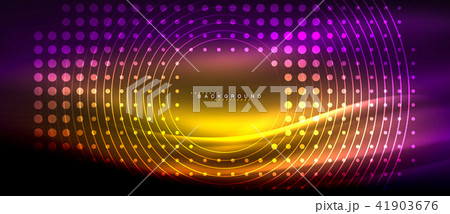 Neon glowing lines, magic energy space light concept, abstract background wallpaper design Neon glowing lines, magic energy space light concept, abstract background wallpaper design 41903676