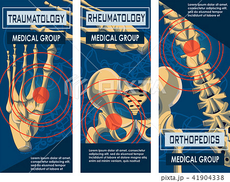 Rheumatology, Orthopedics and Traumatology Banner. 41904338