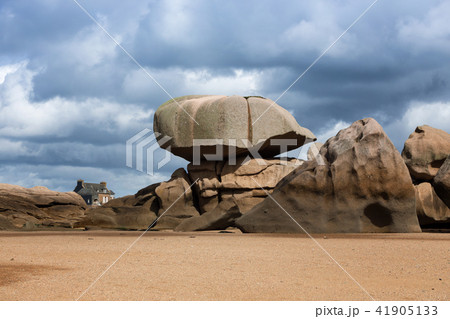 typical Brittany coast in the north of France typical Brittany coast in the north of France 41905133