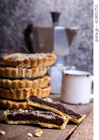 tartlets with salted caramel and chocolate tartlets with salted caramel and chocolate 41905751