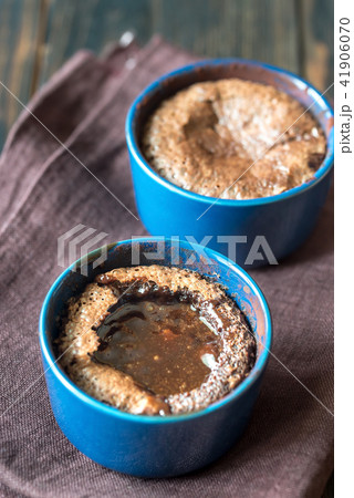 Chocolate fondants close up Chocolate fondants close up 41906070