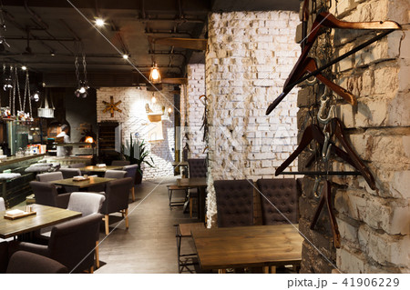 Interior of modern restaurant, loft style 41906229