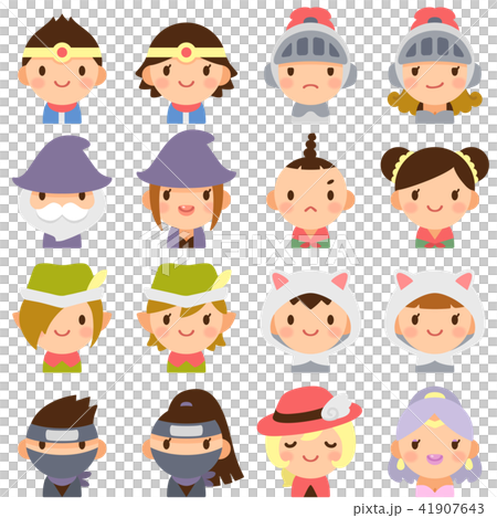 ゲームキャラクター ファンタジー RPG 伝説の勇者様御一行 顔 かわいい