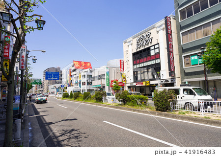 名古屋市瑞穂区　新瑞橋駅 市バスターミナル前　県道221号線　街並み 41916483