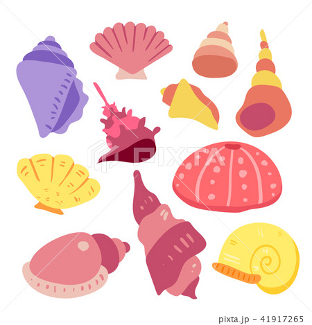 Shell Vector Collection Designのイラスト素材