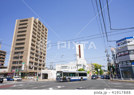 名古屋市天白区都市風景 野並交差点 野並駅 2番出入口 名古屋市天白区都市風景 野並交差点 野並駅 2番出入口 41917888