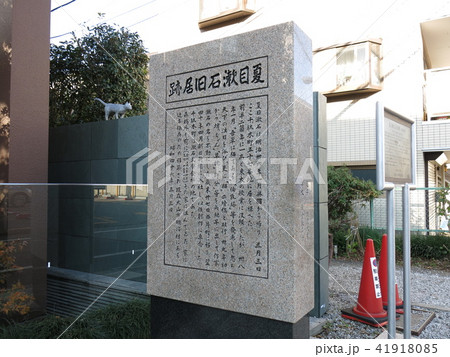 文京区の夏目漱石旧居跡（猫の家） 41918085