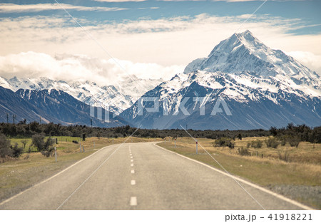 Scenery road or street travel to Mountains Scenery road or street travel to Mountains 41918221