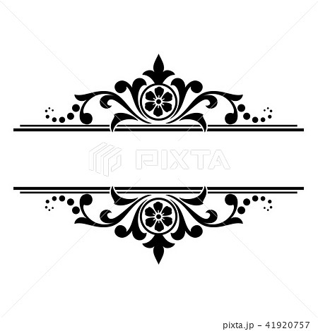 Vintage black frame background. Graphic vector  41920757