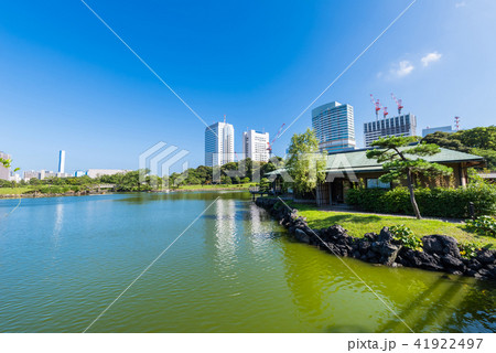 浜離宮恩賜庭園 汐入の池と中島の御茶屋 浜離宮恩賜庭園 汐入の池と中島の御茶屋 41922497