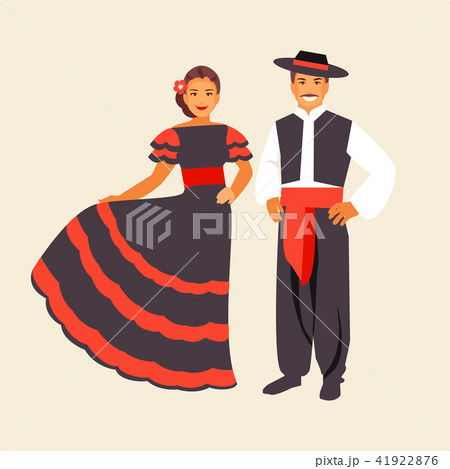 Spanish costume vector Spanish costume vector 41922876