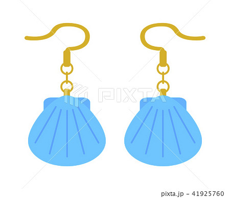 Shell Earrings Stock Illustration