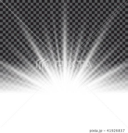 Lighting effect sunburst sunbeams transparent 41926837