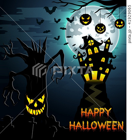 Halloween night background Halloween night background 41929065