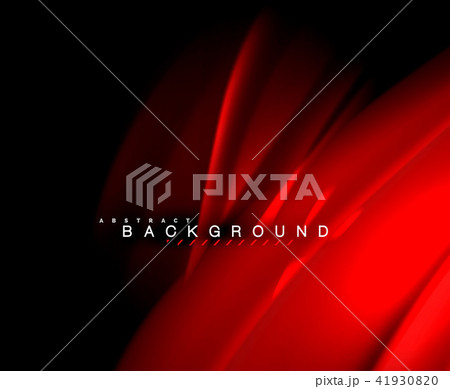 Neon glowing wave, magic energy and light motion background. Vector wallpaper template Neon glowing wave, magic energy and light motion background. Vector wallpaper template 41930820