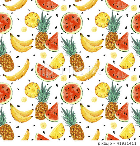 Seamless summer watermelon abstract pattern 41931411