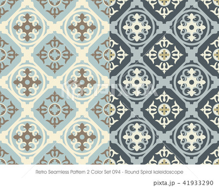 Retro Seamless Pattern 2 color set background 41933290