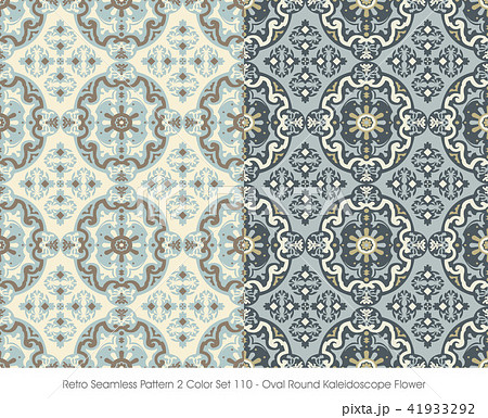 Retro Seamless Pattern 2 color set background Retro Seamless Pattern 2 color set background 41933292