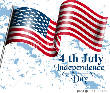American flag Happy Independence day Vector American flag Happy Independence day Vector 41933470