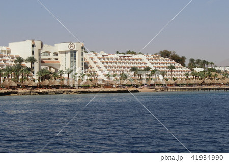 View from the yacht on the coast 41934990