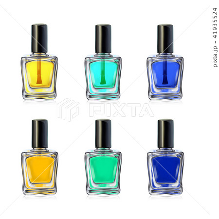 Nail polish bottles on white background vector illustration 41935524