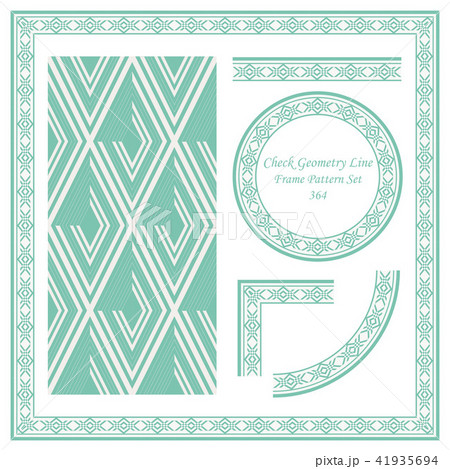 Vintage Border of elegant retro pattern background 41935694