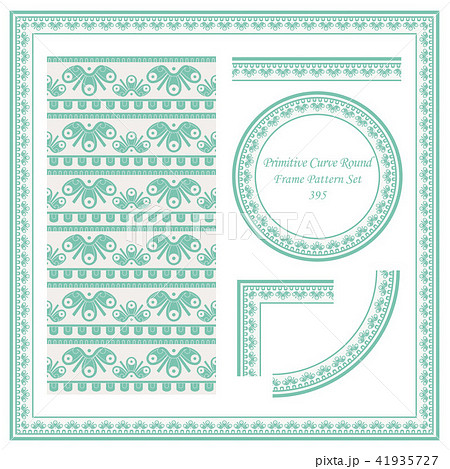 Vintage Border of elegant retro pattern background Vintage Border of elegant retro pattern background 41935727