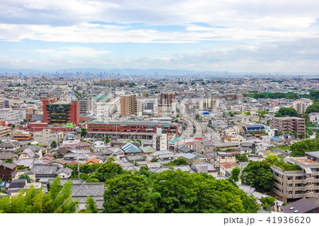 大阪府箕面市街の街並み 41936620