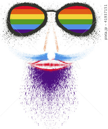 LGBT rights symbol. Gay parade sign LGBT rights symbol. Gay parade sign 41937151