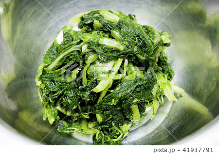 からし菜の塩もみ 41937791