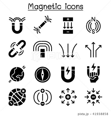 Magnet icon set 41938858