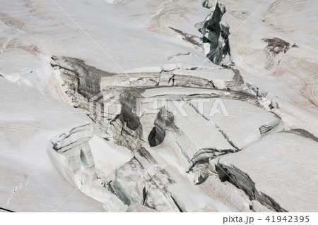 Bossons Glacier from the summit of the Aiguille  41942395