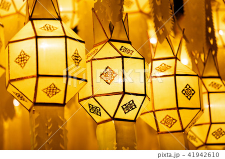 Lantern in Loy Kratong or Yee Peng Festival 41942610