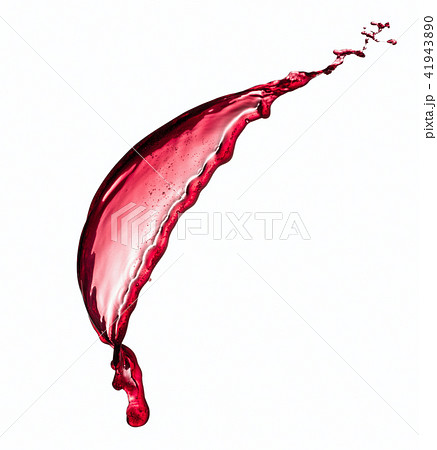 red wine splash 41943890