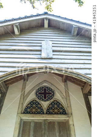 旧五輪教会堂入り口風景 41945251