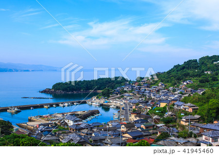 富津漁港の眺め　【長崎県雲仙市小浜町】 41945460