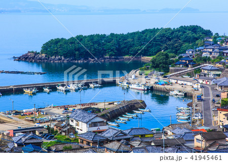 富津漁港の眺め　【長崎県雲仙市小浜町】 41945461