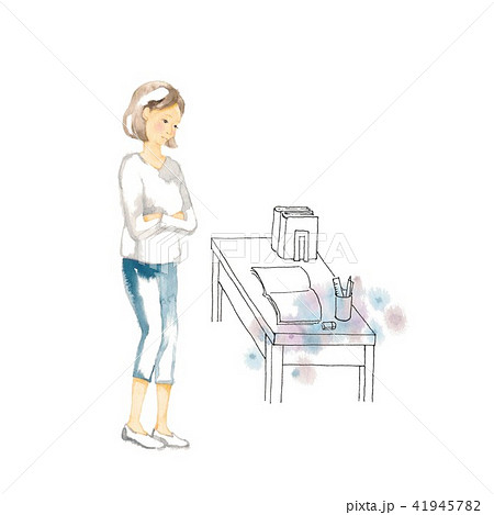 ママ悩む、宿題 ママ悩む、宿題 41945782