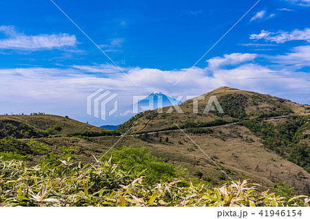 （静岡県）西伊豆スカイラインから望む　富士山 41946154