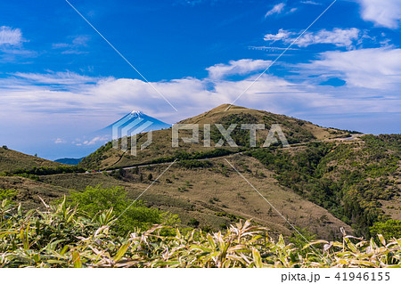 （静岡県）西伊豆スカイラインから望む　富士山 41946155