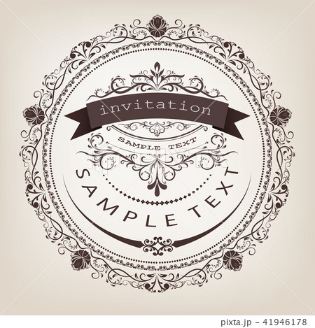 circle vintage frame 41946178