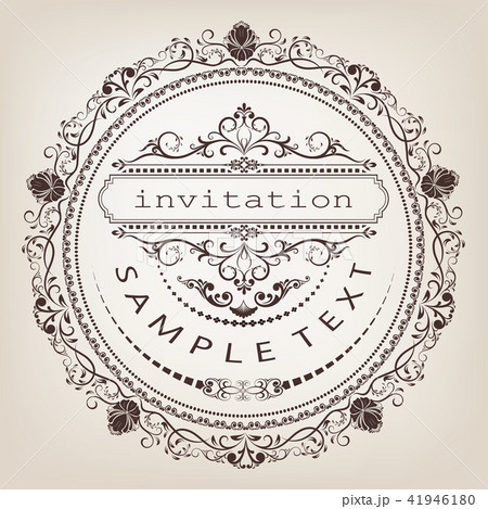 circle vintage frame 41946180