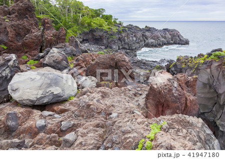 太古の火山噴火の痕跡、静岡県伊東市城ケ崎海岸門脇埼近辺 41947180