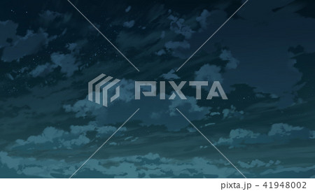 夜空と雲 41948002