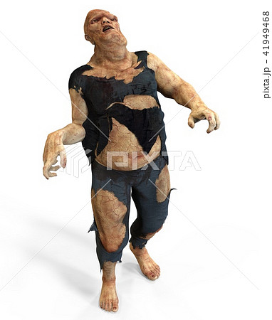 3D illustration mutant monster isolated on white background 3D illustration mutant monster isolated on white background 41949468