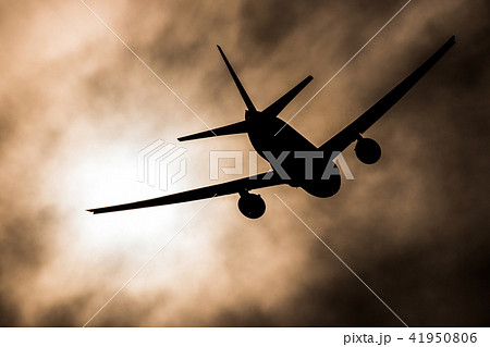 飛行機のシルエット 飛行機のシルエット 41950806