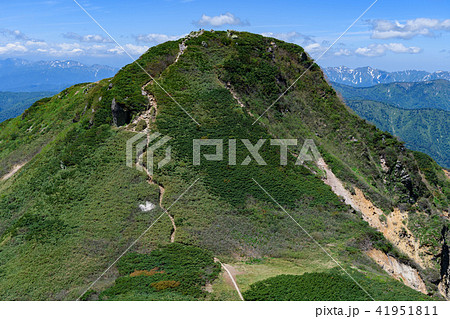 燧ヶ岳（爼嵓）山頂から見た柴安嵓 41951811