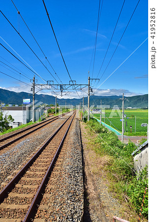滋賀 JR湖西線近江中庄駅付近 滋賀 JR湖西線近江中庄駅付近 41952816