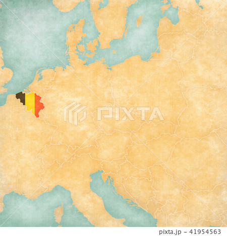 Map of Central Europe - Belgium Map of Central Europe - Belgium 41954563